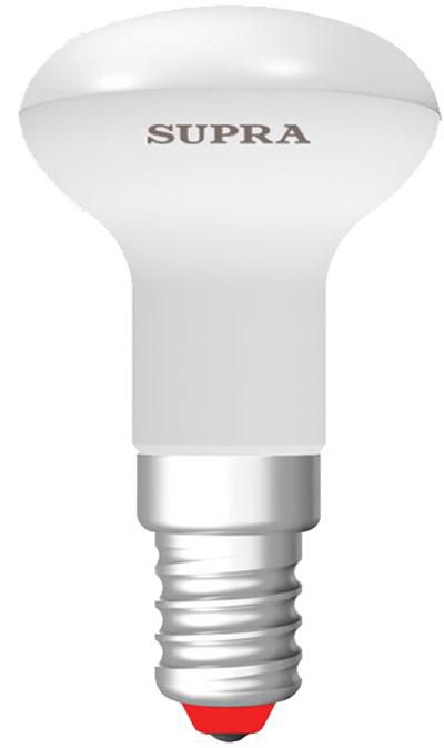 Лампа светодиодная Supra SL-LED-ECO-R50-5W/4000/E14 Тип - R50, мощность 5 ватт, холодный свет, цоколь E14