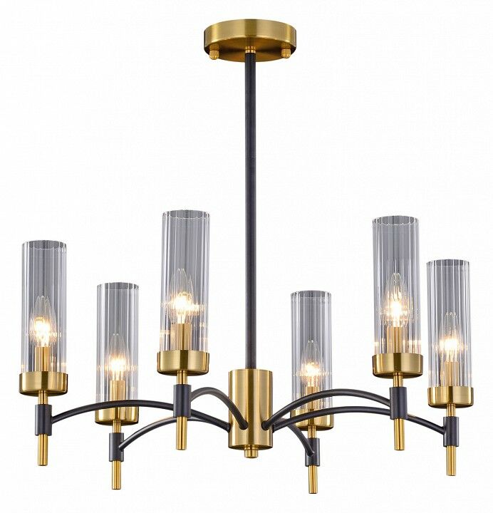 Люстра на штанге Illumico BRASS TUBO IL5177-6PLS-29 BRASS TUBO
