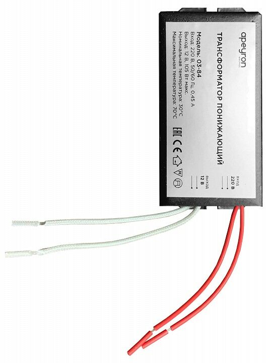 Трансформатор с проводом Apeyron Electrics 03-84