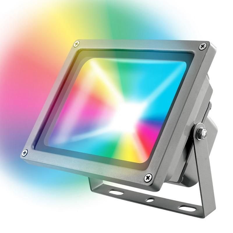 Прожектор Uniel ULF-S01-10W/RGB/RC IP65 110-240В картон