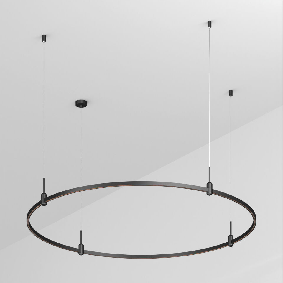 Трек ART-APRIORI-ROUND-HANG-R1500 (BK) ( Arlight , IP20 Металл, 3 года)