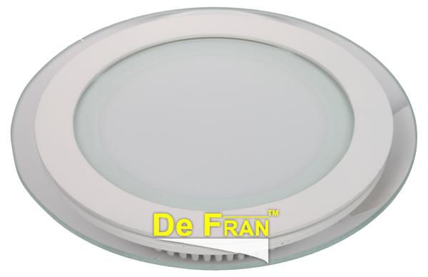 Точечный светильник De Fran FT 910 LED SN светодиодный с ПРА и LED, 600Лм сатин-никель, матовое стекло, спектр белый 4000К LED 1 x 6 вт