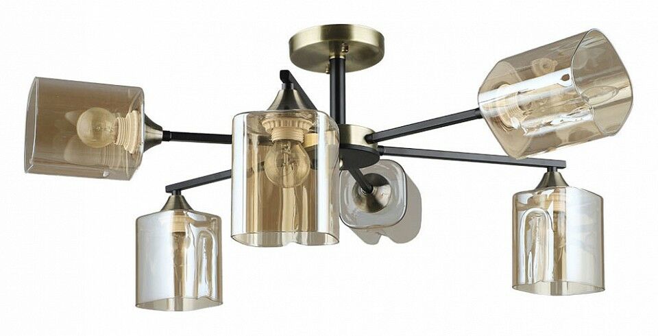 Люстра на штанге Arte Lamp Merci A4185PL-6BK