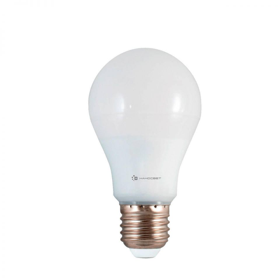  Наносвет Лампа светодиодная E27 10W 2700K матовая LE-GLS-10/E27/827 L162