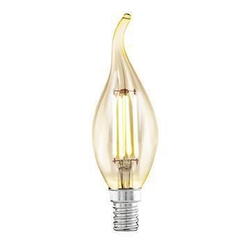  Eglo Лампа светодиодная филаментная E14 4W 2200К янтарь 11559