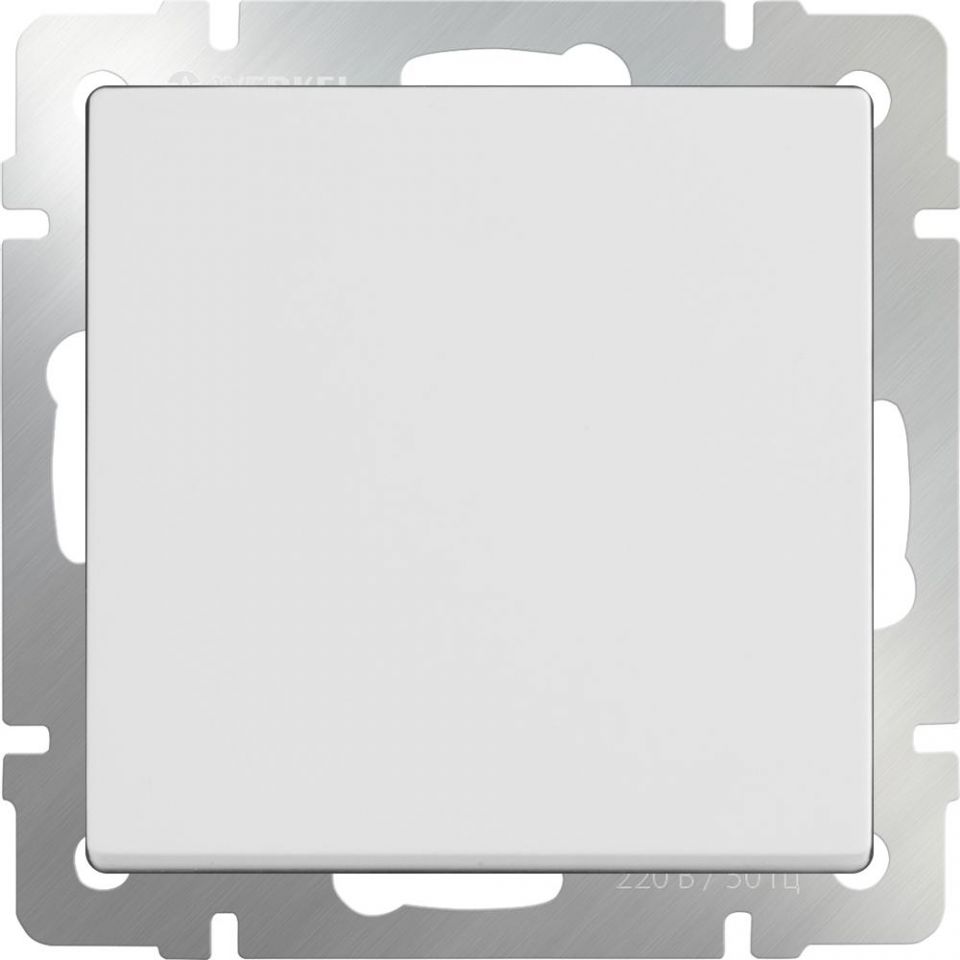  Werkel Перекрестный переключатель одноклавишный (белый) WL01-SW-1G-C