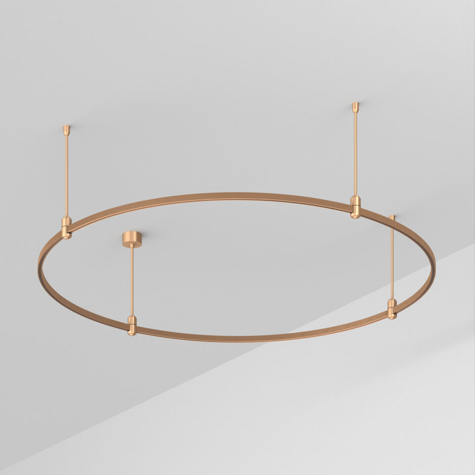 Трек ART-APRIORI-ROUND-ROD-400-R1500 (GD) ( Arlight , IP20 Металл, 3 года)