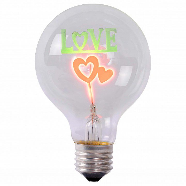 Лампа светодиодная Lucide Love E27 3Вт 1700K 49038/03/60