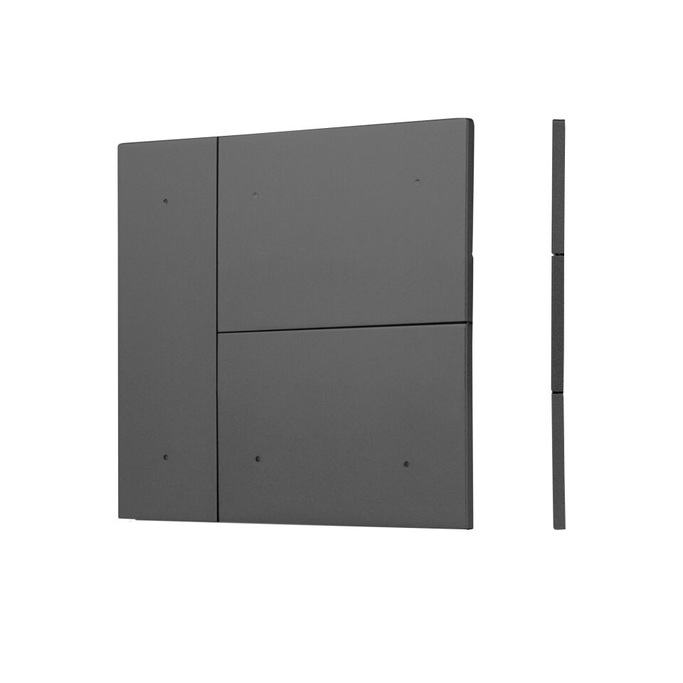 INTELLIGENT ARLIGHT Накладка панели KNX-23-3G-SUF Dark Grey (Backlight) ( Arlight , IP20 Металл, 2 года)