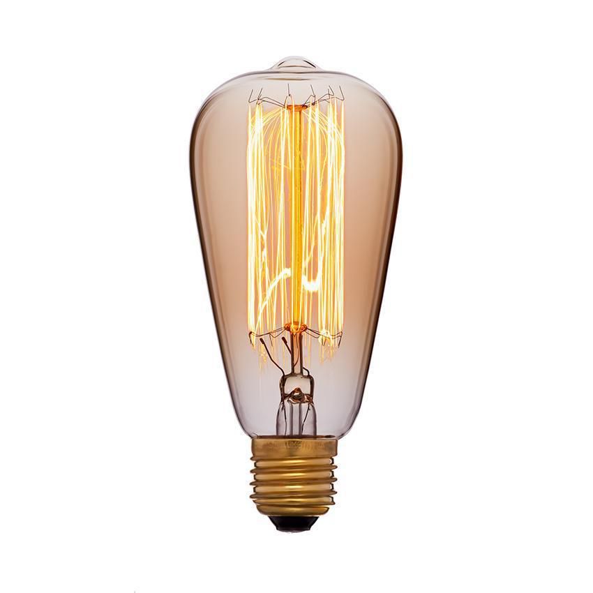  Sun Lumen Лампа накаливания E27 40W золотая 051-910
