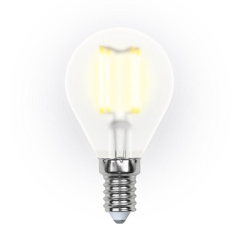 Лампа светодиодная Uniel LED-G45-6W/WW/E14/FR PLS02WH картон
