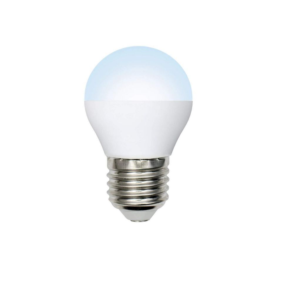 Лампа светодиодная Volpe LED-G45-6W/WW/E27/FR/O картон