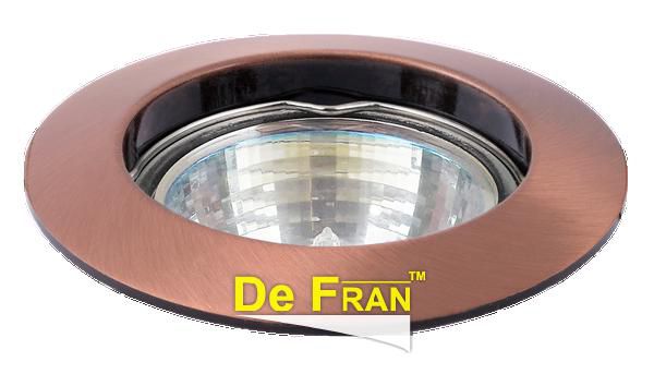 Точечный светильник De Fran FT 208 RAB неповоротный медь MR16 1 x 50 вт