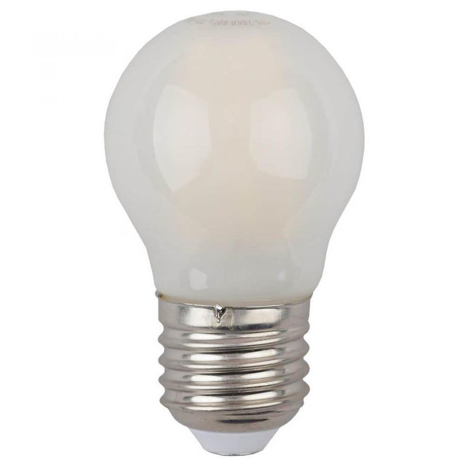 Лампа светодиодная филаментная Эра E27 7W 4000K матовая F-LED P45-7W-840-E27 frost