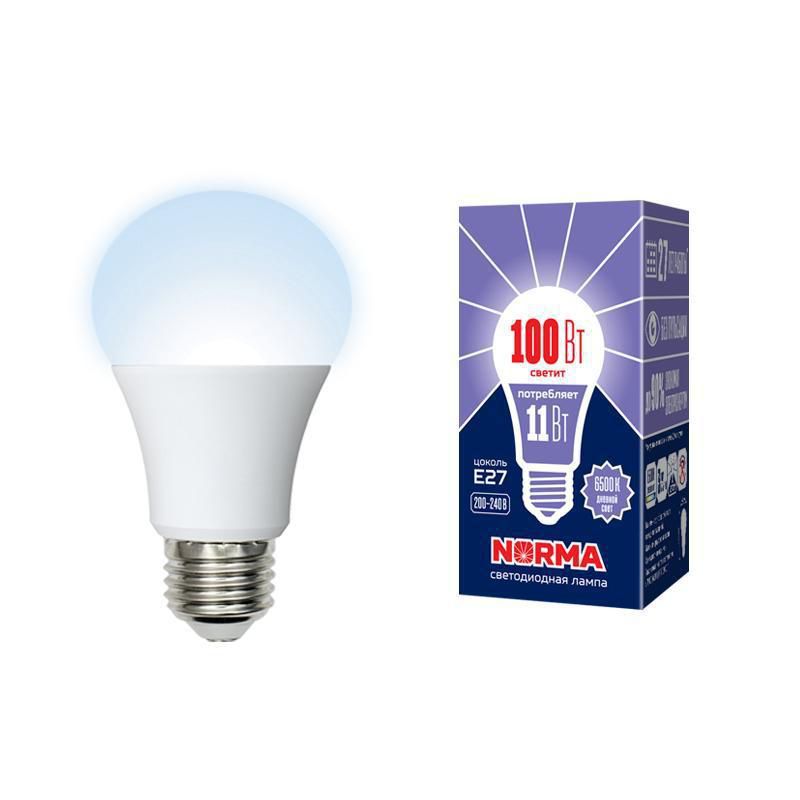  Volpe Лампа светодиодная (UL-00003785) E27 11W 6500K матовая LED-A60-11W/DW/E27/FR/NR