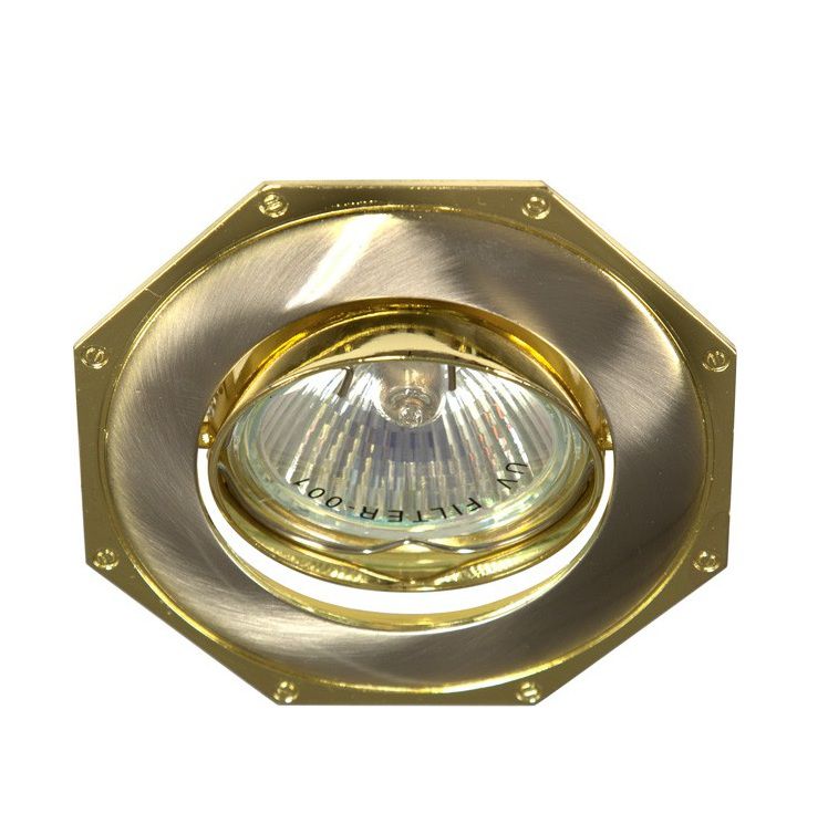 Точечный светильник Feron 17570 305T-MR16 GU5,3 титан-золото