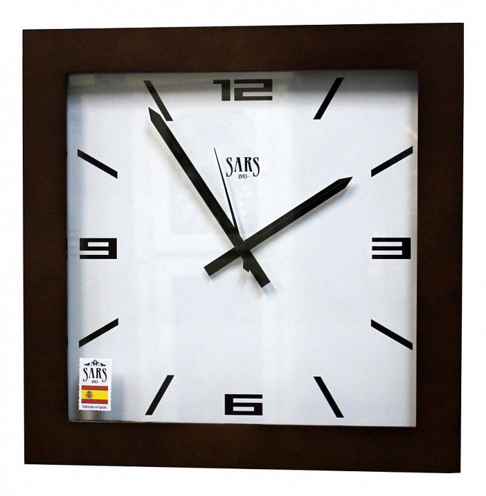 Настенные часы (45x45 см) SARS 0195 Dark Walnut