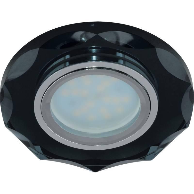 Точечный светильник Fametto DLS-P106 GU5.3 CHROME/BLACK Peonia