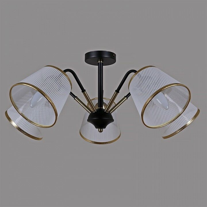 Люстра на штанге Illumico IL0344-5CSQ-79 BK AB