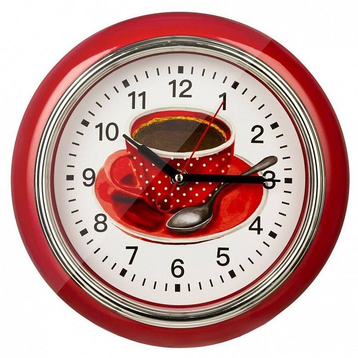  Lefard Настенные часы (25.4x5 см) Coffe 220-453