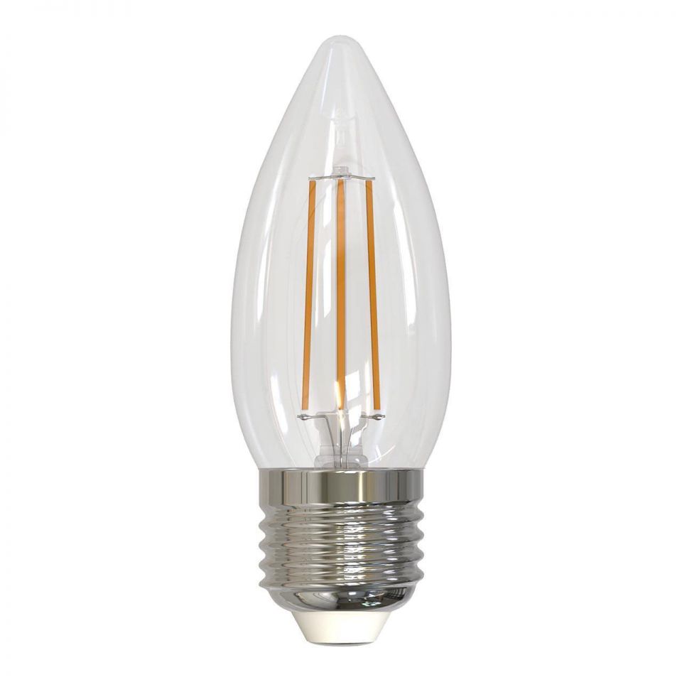 Лампа светодиодная Uniel LED-C35-5W/WW/E27/CL/DIM GLA01TR картон