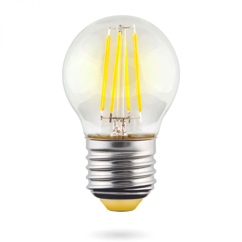  Voltega Лампа светодиодная E27 6W 2800К прозрачная VG10-G1E27warm6W-F 7023