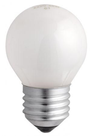 Лампа накаливания Jazzway P45 240V 60W E27 frosted
