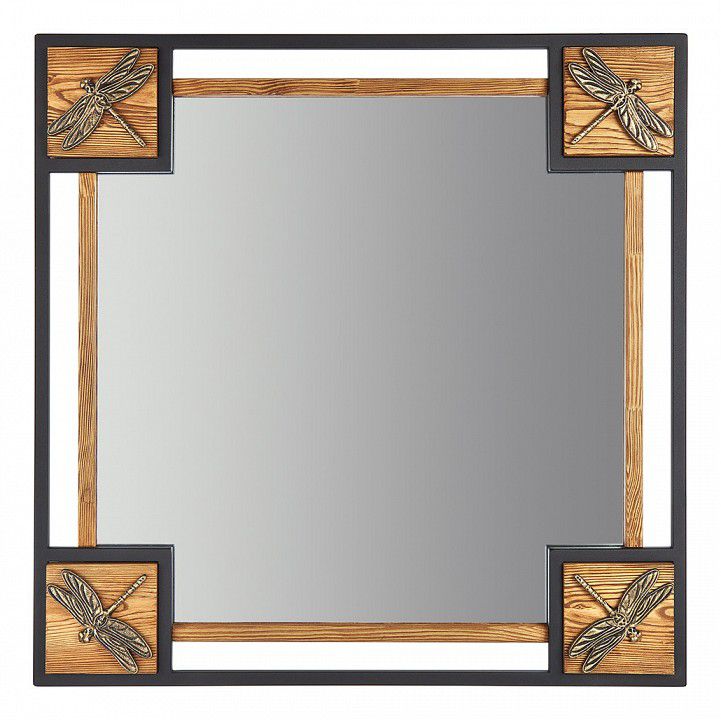  Runden Зеркало настенное (72x72 см) Стрекозы V20042
