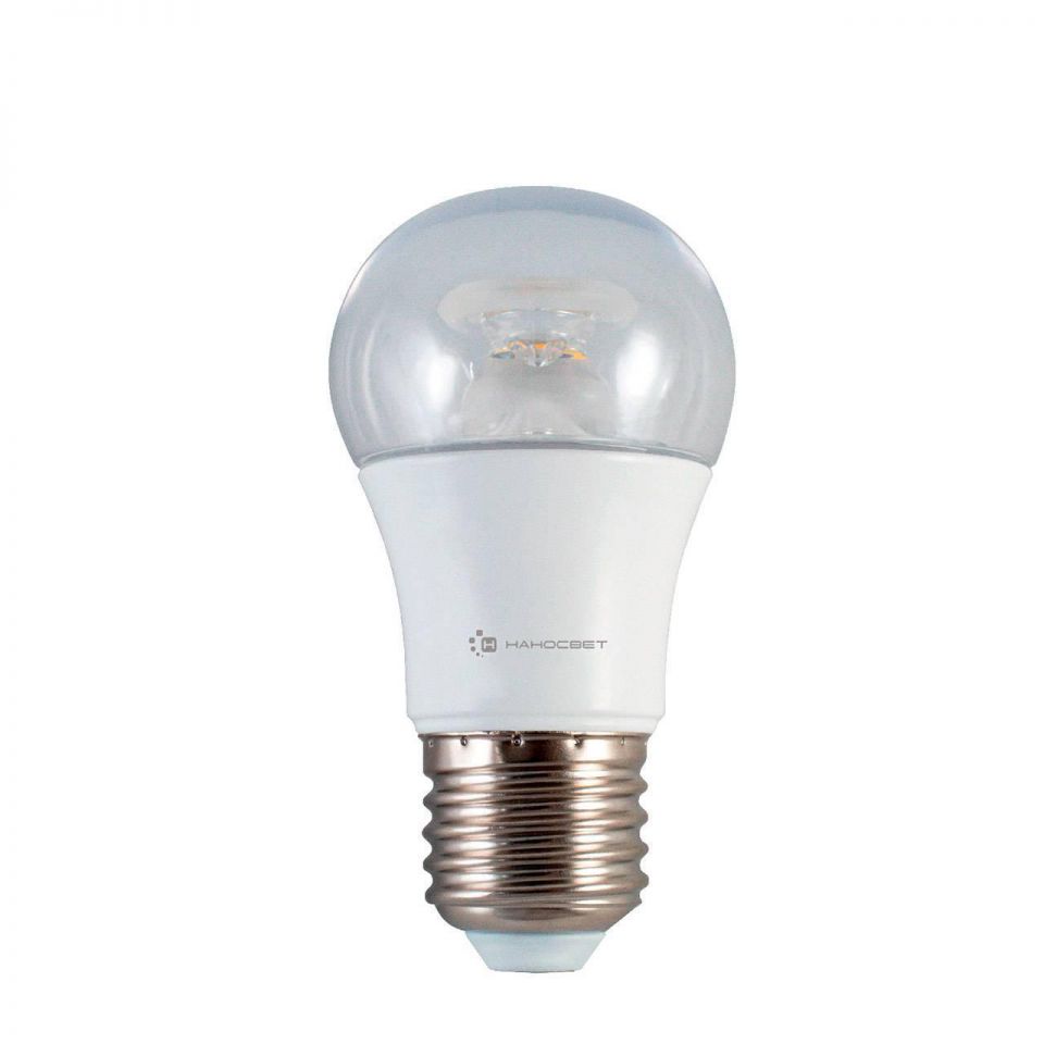  Наносвет Лампа светодиодная диммируемая E27 7,5W 2700K прозрачная LC-P45CL-D-7.5/E27/827 L234