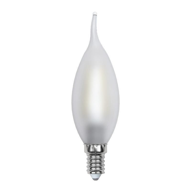 Лампа светодиодная Uniel LED-CW35-6W/WW/E14/FR PLS02WH картон