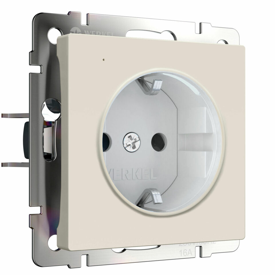  Werkel W1171462/ Розетка с подсветкой W (айвори матовый) W1171462
