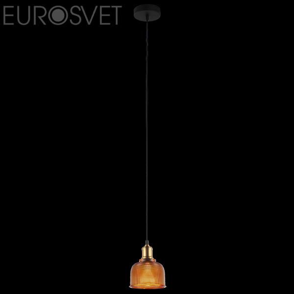 Подвес Eurosvet 50029/1 янтарный СТРИТ