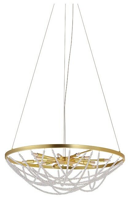 Подвесная люстра Newport ЭЛЬВИРА 8650/70 C mat.gold