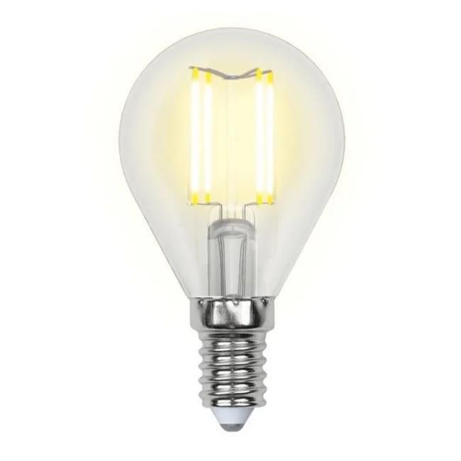 Лампа светодиодная Uniel LED-G45-7,5W/WW/E14/CL GLA01TR картон