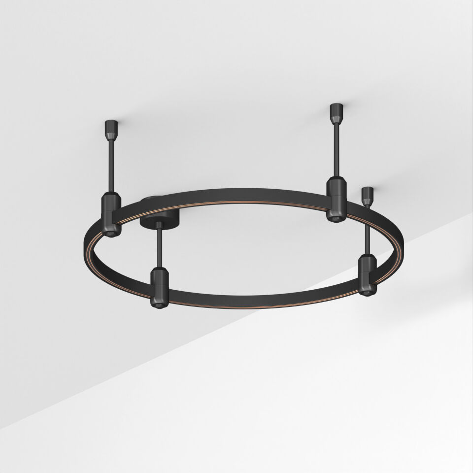 Трек ART-APRIORI-ROUND-ROD-200-R600 (BK) ( Arlight , IP20 Металл, 3 года)