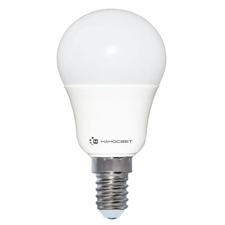  Наносвет Лампа светодиодная E14 7,5W 4000K матовая LC-P45-7.5/E14/840 L205