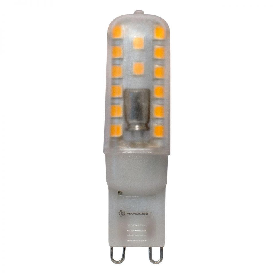  Наносвет Лампа светодиодная G9 2,8W 3000K прозрачная LC-JCD-2.8/G9/830 L226