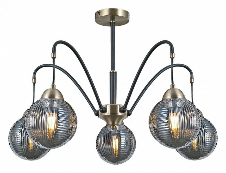 Люстра на штанге Illumico IL0433-5PSQ-79 BK AB