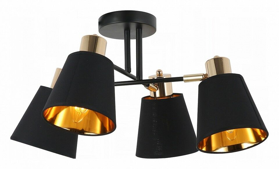 Люстра на штанге Illumico Abelie IL6116-4COU-79 BK GD Abelie