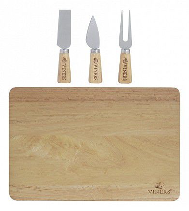  Viners Набор из доски разделочной и 3 ножей (20.5x4x30.5 см) Everyday v_0302.178