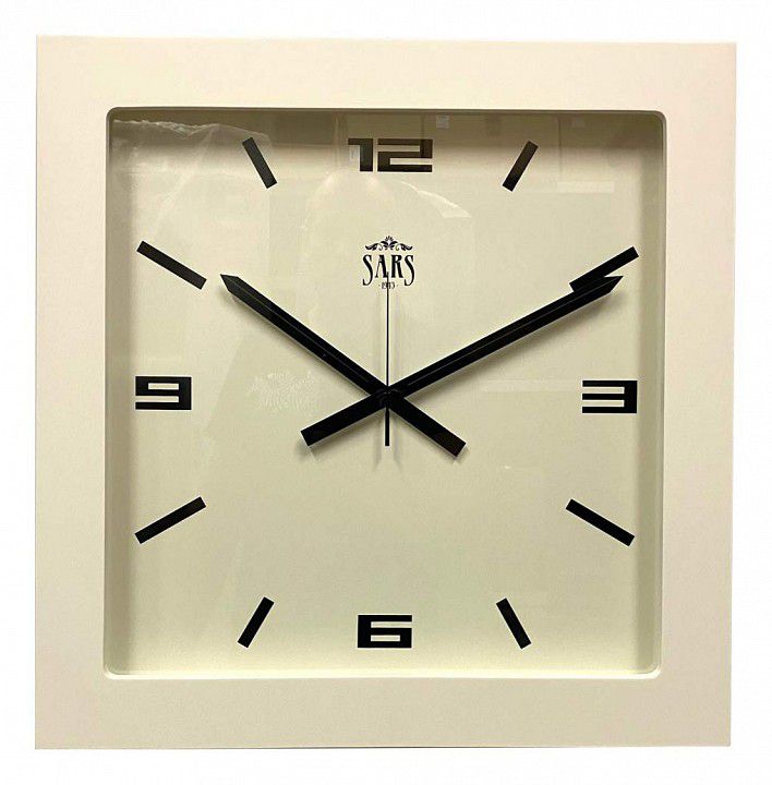 Настенные часы (45x45 см) SARS 0195 White