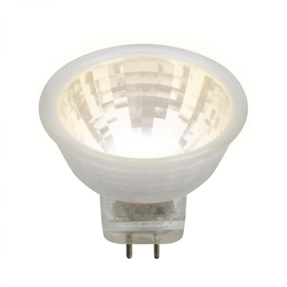 Лампа светодиодная Uniel LED-MR11-3W/WW/GU4/220V GLZ21TR