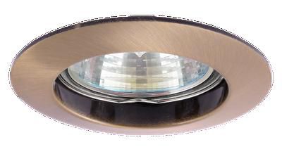 Точечный светильник De Fran FT 208 GAB неповоротный бронза MR16 1 x 50 вт