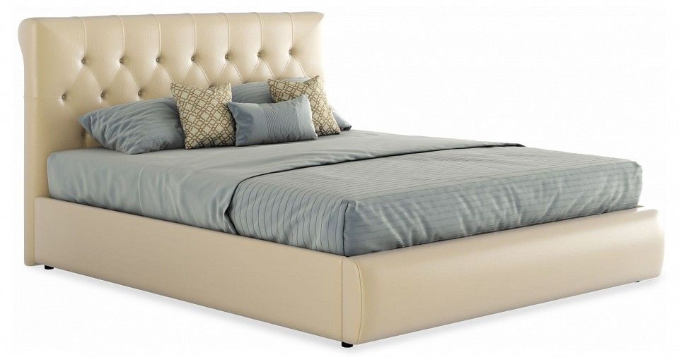  Наша мебель Кровать двуспальная Амели с матрасом Promo B Cocos 2000x1800
