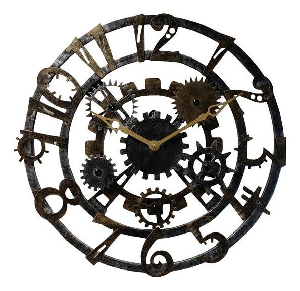  Династия Настенные часы (60см) Скелетон-2 07-006