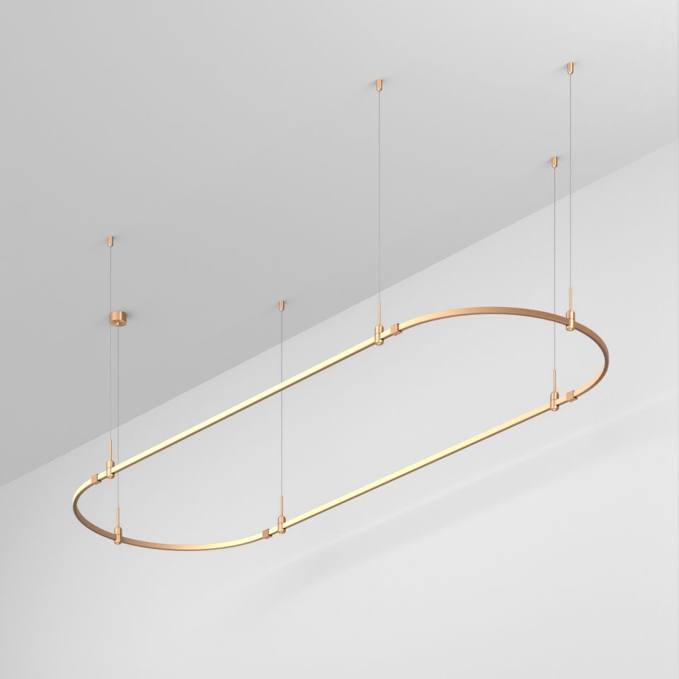 Трек ART-APRIORI-OVAL-HANG-3000x1000 (GD) ( Arlight , IP20 Металл, 3 года)