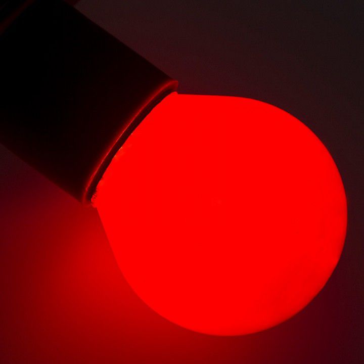  Neon-Night Лампа накаливания GS-45 E27 220В 10Вт красный 401-112