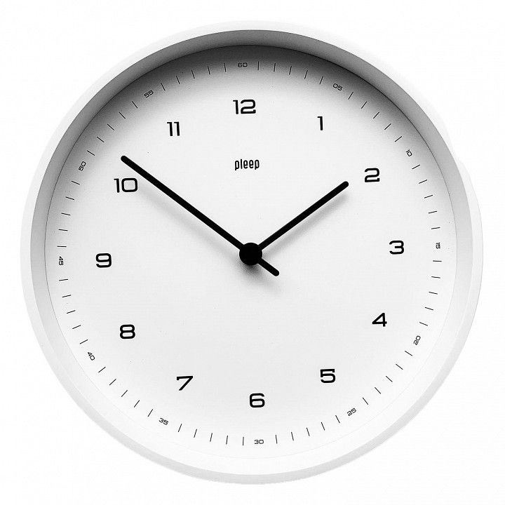 Настенные часы (34х34х6 см) Pleep BW-M-18B