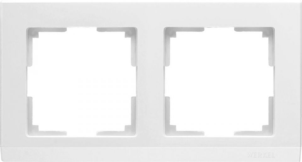  Werkel Рамка Stark на 2 поста (белый) WL04-Frame-02-white