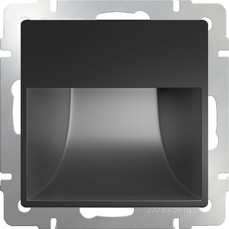  Werkel Встраиваемая LED подсветка (черный) WL08-BL-01-LED